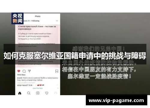 如何克服塞尔维亚国籍申请中的挑战与障碍